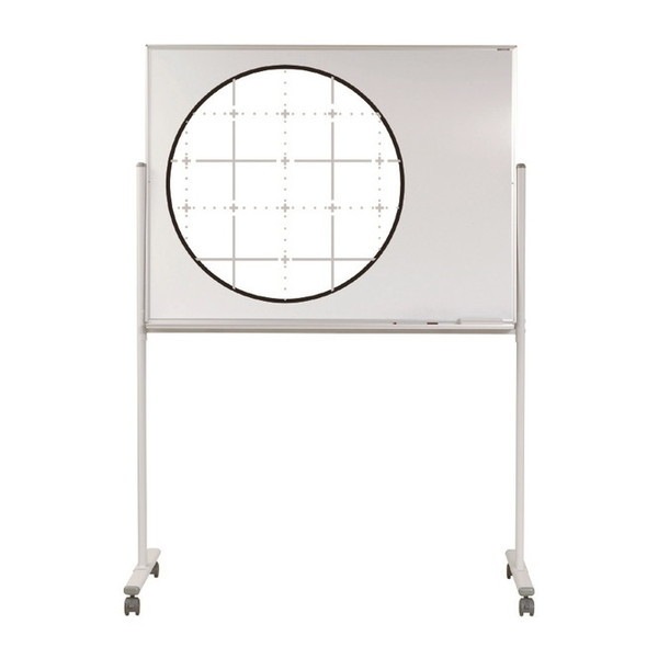 エバニュー EKU504 ホワイトボード暗線入両面1200B 【法人限定】 メーカー直送