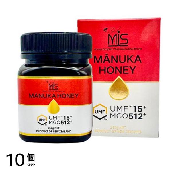 MISマヌカハニー UMF15+ MGO512+ 250g 10個セット