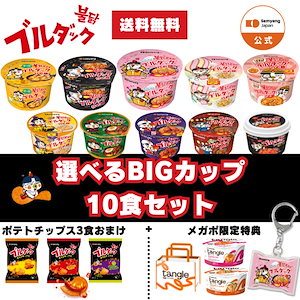 【公式】ブルダック炒め麺 BIGカップ・ トッポギ 選べる10食セット