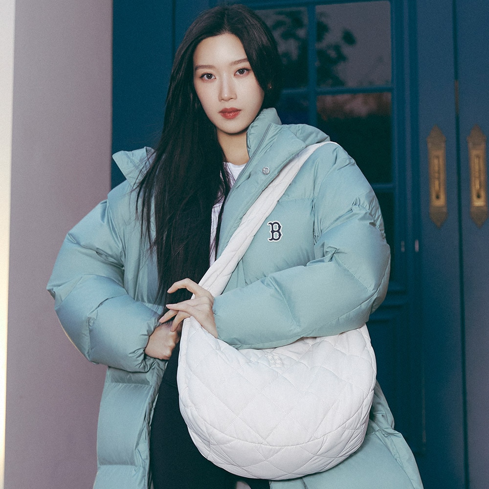 ムンガヨン着用 キルティングホボバッグラージ