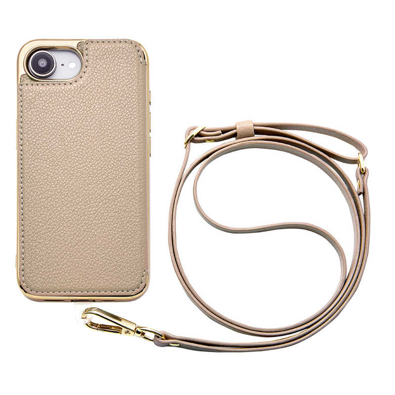 CCCフロンティア　iPhone 16e Cross Body Case Duo for iPhone SE2025 グレージュ　UNI-CSIP25S-2CBGG