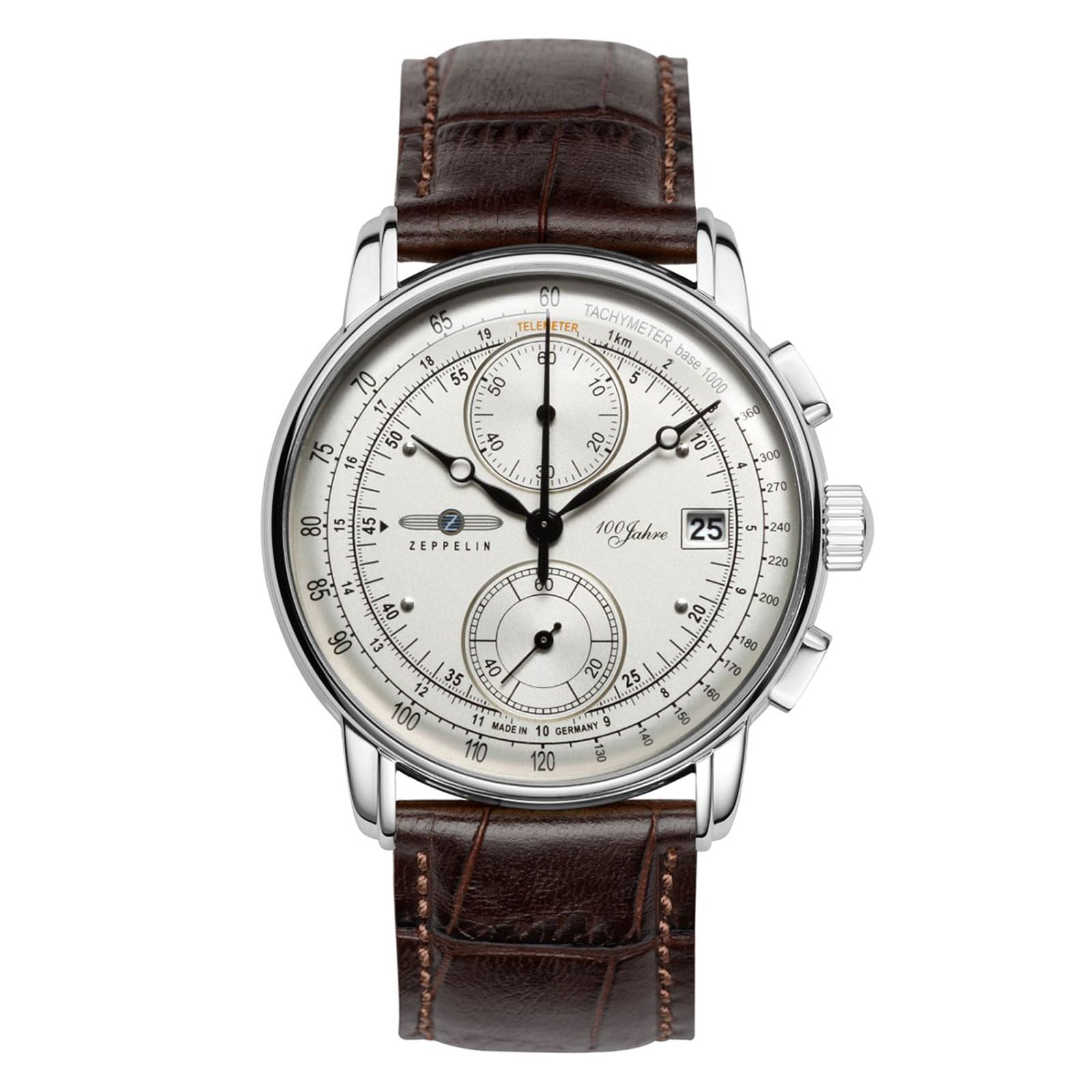 [ツェッペリン]ZEPPELIN 腕時計 100周年 アイボリー文字盤 86701 メンズ 【正規輸入品】