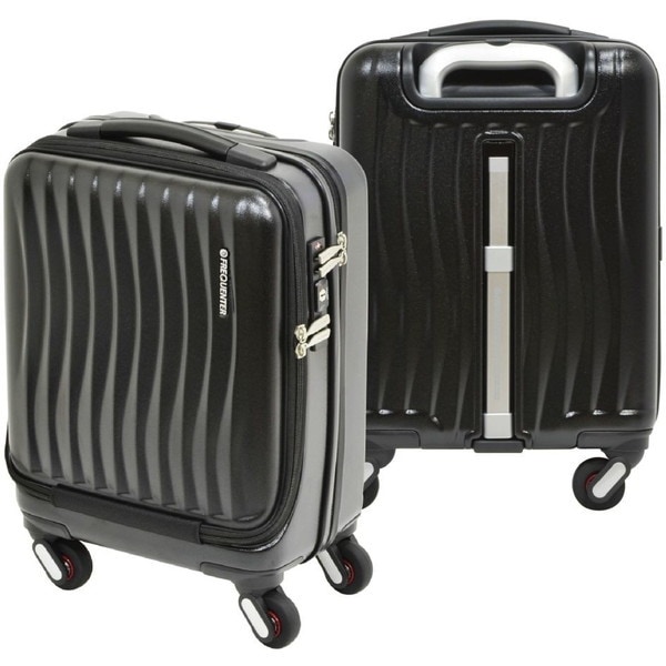 エンドー鞄 1-217BK フリクエンタークラムA ストッパー付4輪キャリー41cm クロ [スーツケース] 22,345円