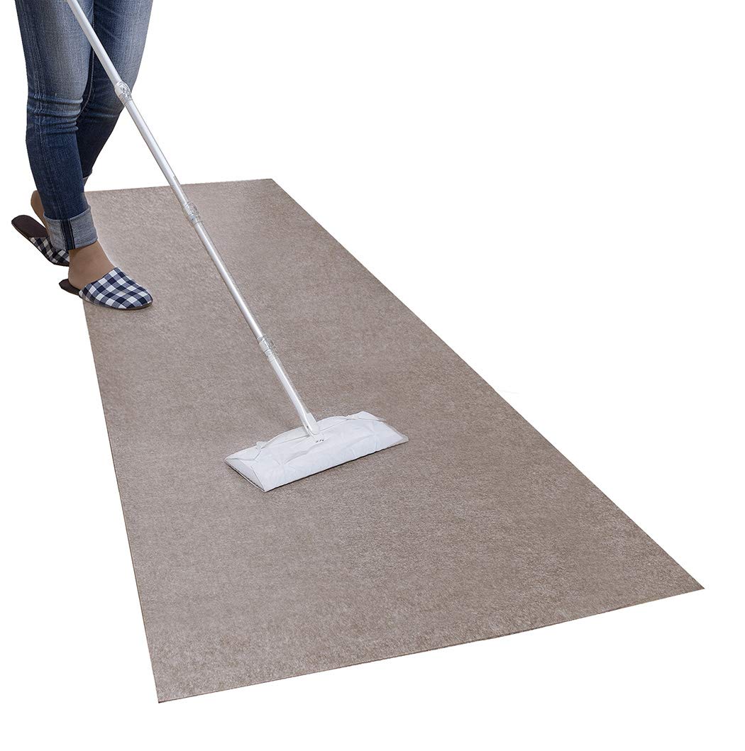 Sanko 【日本製 拭ける 撥水】サンコー キッチンマット ずれない 台所マット ロング 60×180cm ブラウン おくだけ吸着 KP-78 5,055円