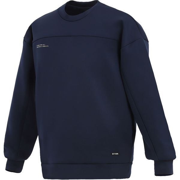 スフィーダ フットサルウエア SA-25103 NVY WARM PES スウェットクルー L Navy