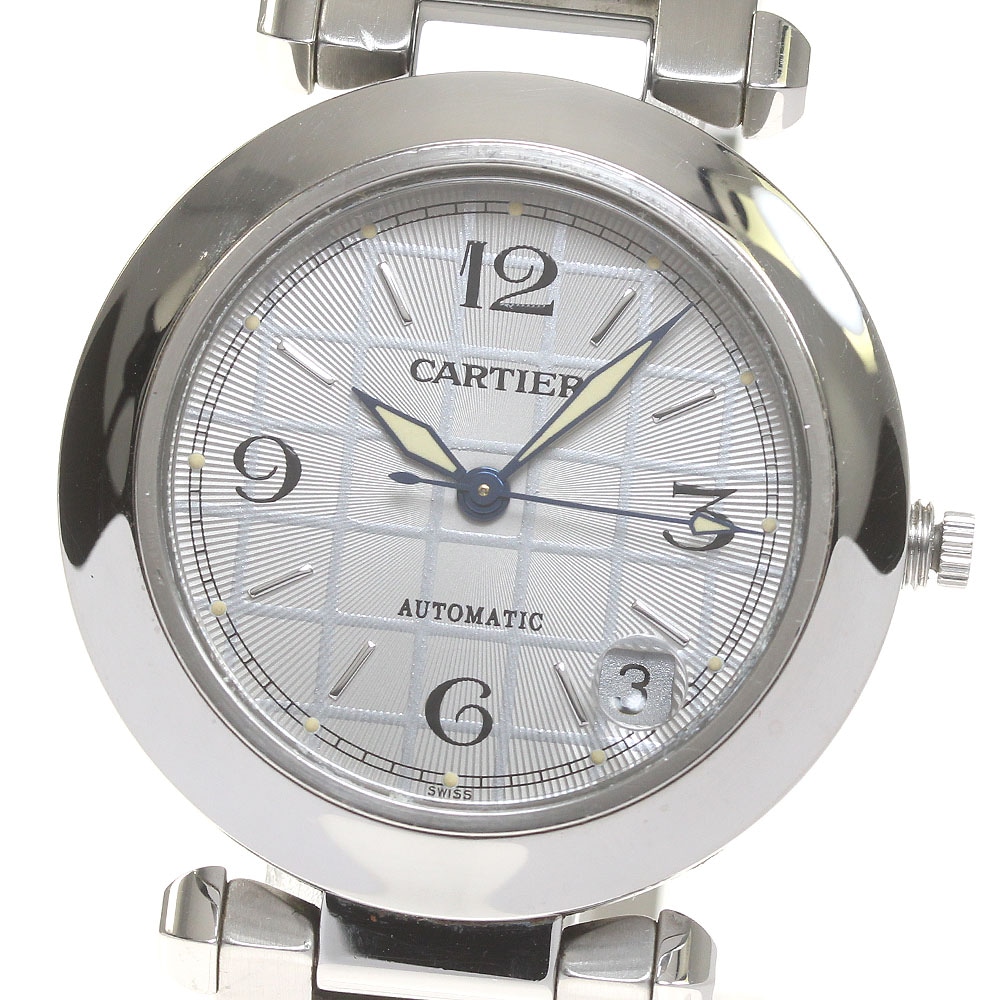 訳あり カルティエ CARTIER W31023M7 パシャC デイト 自動巻き ボーイズ _820573【中古】