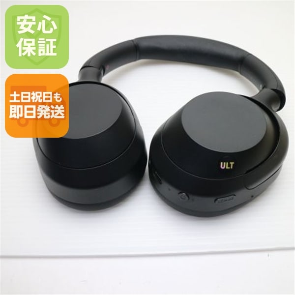 超美品 WH-ULT900N ULT WEAR ブラック ヘッドホン SONY 即日発送 土日祝発送OK 121