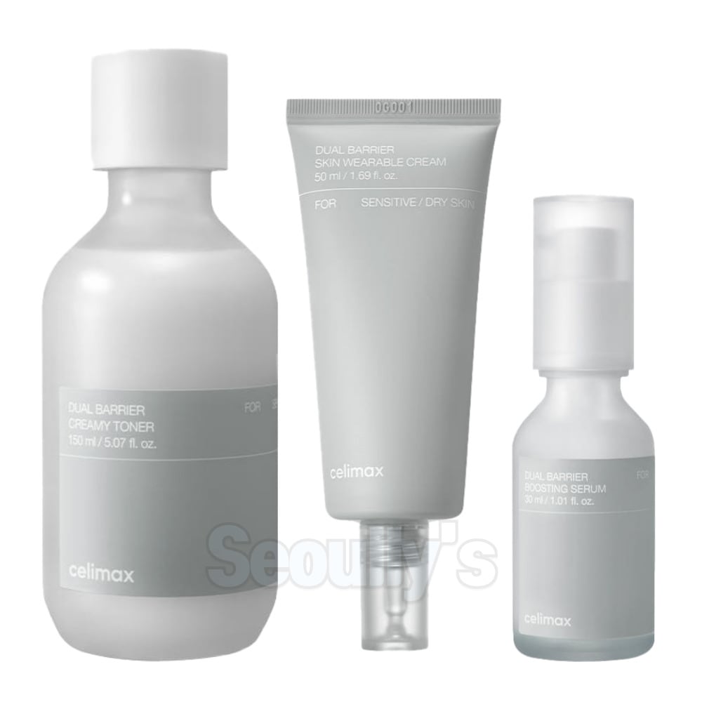 デュアルバリア 3種 スキンケア セット(化粧水 150ml + 美容液 30ml + クリーム 50ml)