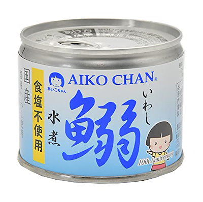 他サイト： 伊藤食品 あいこちゃん鰯水煮 食塩不使用 190g ×4個の商品画像