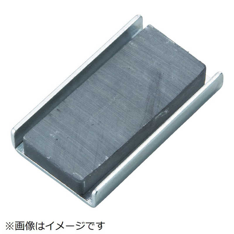 トラスコ中山　キャップ付フェライト磁石79mmX38mmX13mm 5個入り　TFC79K5P