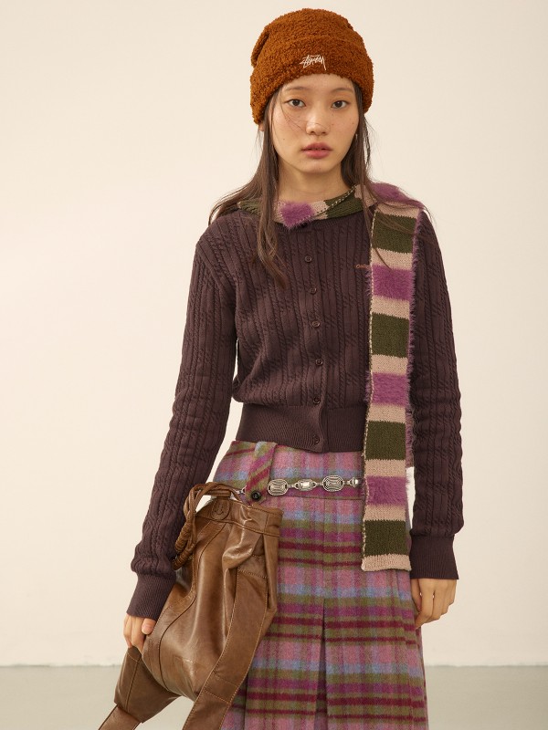 タコセータージャケット 2023 初秋の新スタイルショートウールニットアウターカーディガンジャケット女性のための