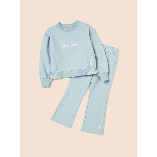 [BEANPOLE KIDS] 女児ミニチュリースウェットセット ライトグリーン (BI4841G01L)