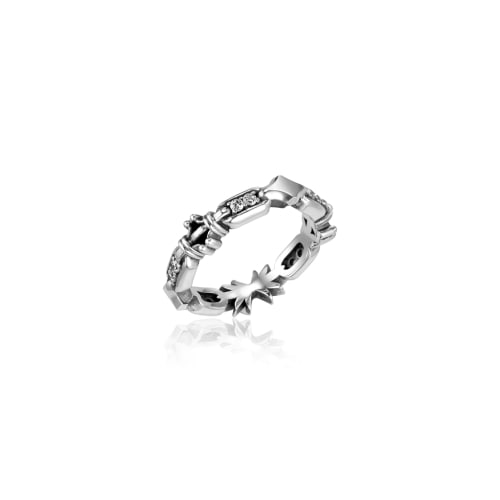 【SCUDO】 Signature Stone Square Ring 正規品