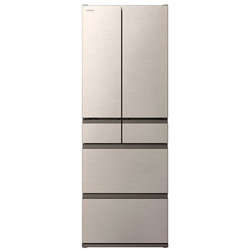 日立　HITACHI　冷蔵庫 6ドア 500L フレンチドア(観音開き) VWCタイプ 幅65cm ライトゴールド　R-VWC50X_N（標準設置無料）
