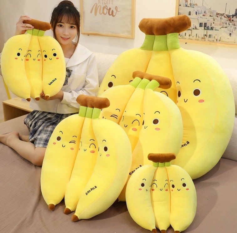 110cm ぬいぐるみ バナナ インテリア クッション 御祝い banana 抱き枕 プレゼント お誕生日プレゼント 手触りふわふわ 女の子 子供 プレゼント 彼女 ギフト おもちゃ かわいい 彼女に