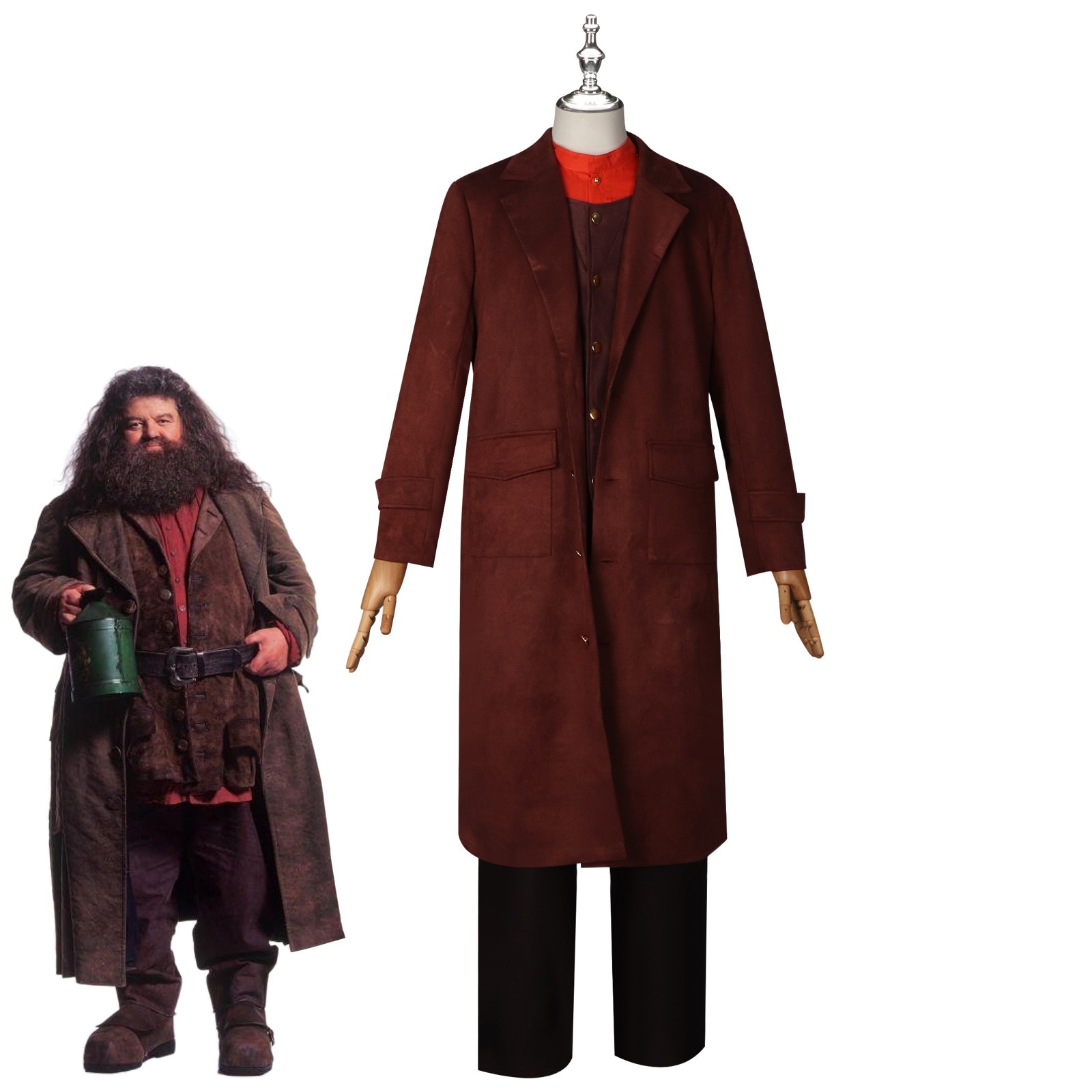 ハリーポッター ハグリッド アニメーション キャラクター スーツ メンズ アニメーション ステージ パフォーマンス服 紳士服