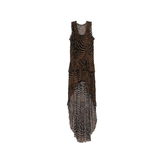 BLUMARINE Women Dresses 2A767A M5179 BLACK BROWN
