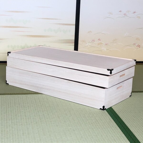 衣装ケース 総桐 衣裳箱 2段 セミロング 日本製 幅95.5cm