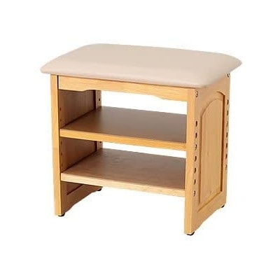 天然木収納付き玄関ベンチ 幅45cm/60cm