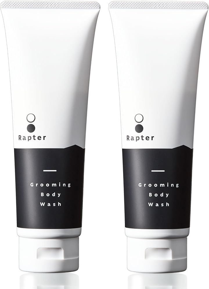 ラプター ボディーソープ 2本セット メンズ スパイス&フローラルの香り 220g 臭い 柿渋 顔も洗える 泡 フレグランス 匂い 香水 保湿 加齢 汗臭 脇臭(220gx2本セット)
