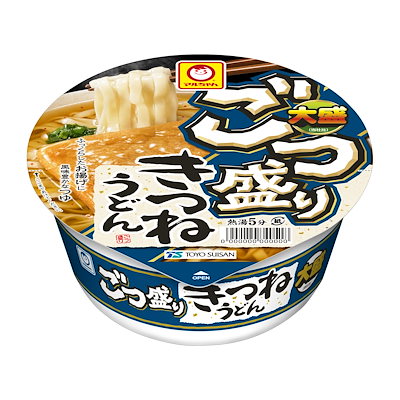 他サイト： マルちゃん ごつ盛り きつねうどん 108g×12個の商品画像