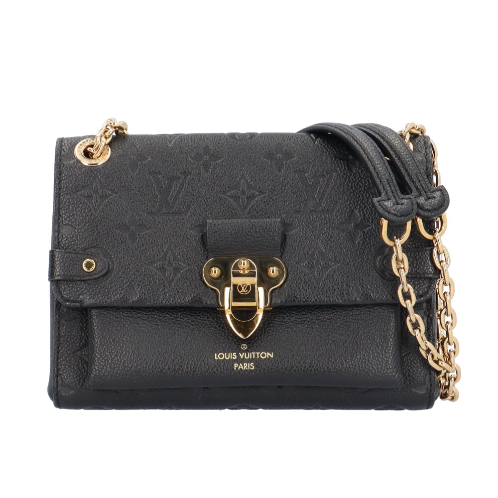 ルイヴィトン ヴァヴァンBB モノグラムアンプラント ショルダーバッグ モノグラムアンプラント M44550 ブラック LOUIS VUITTON 中古