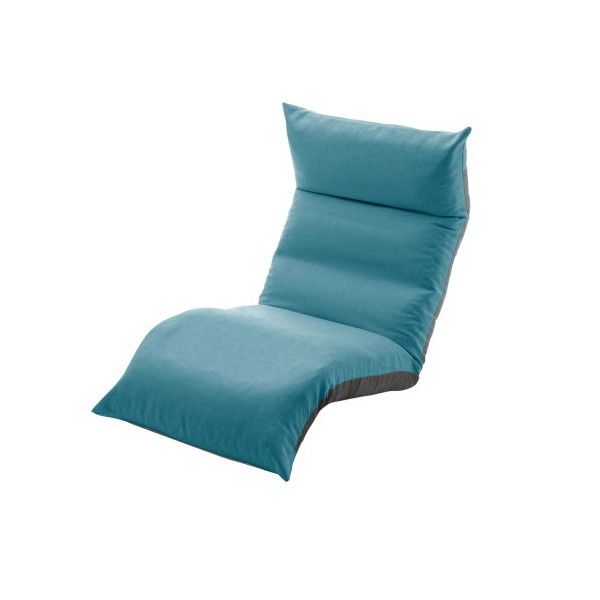 CELLUTANE 和楽の月LIGHT 上下タイプ 座椅子 タスクブルー 日本製 リクライニング 一人掛け A972a-585BL メーカー直送