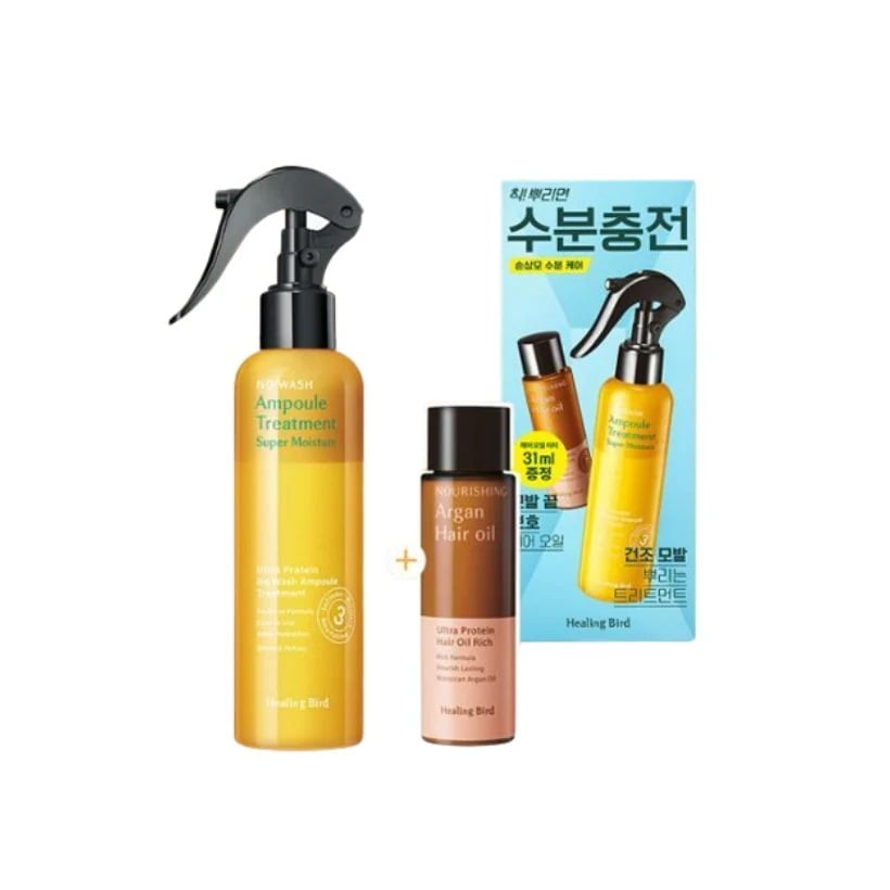 ノーウォッシュトリートメント スーパーモイスチャー200ml(+ヘアオイル31ml)