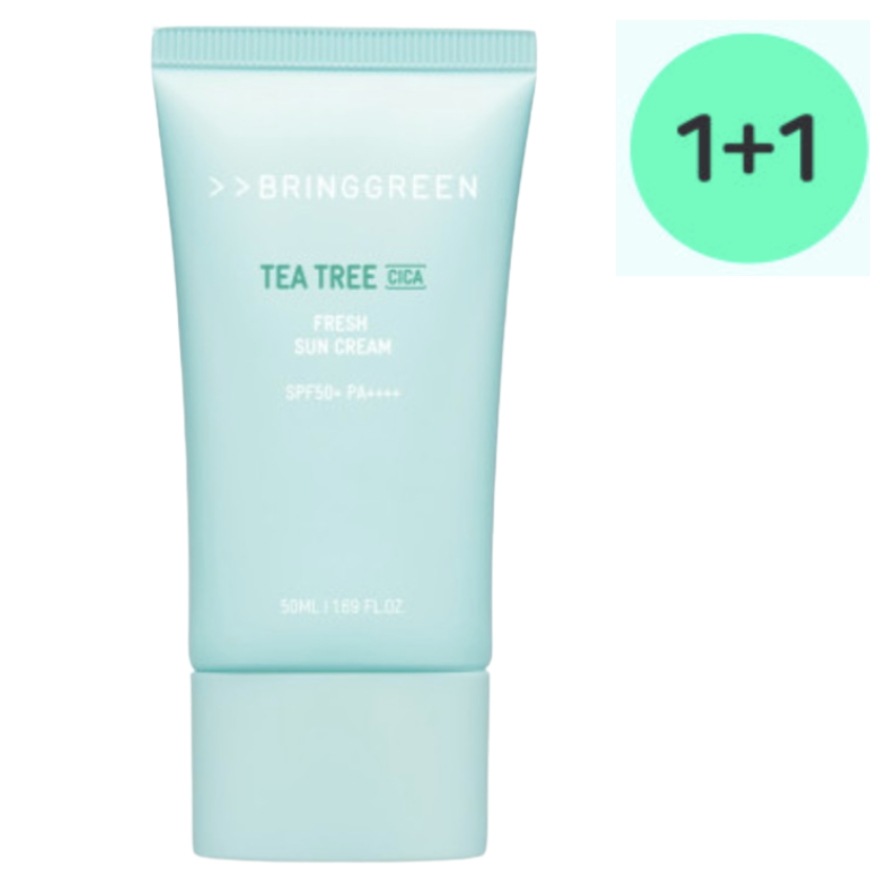[ 1+1 ] ティーツリー シカ フレッシュ 日焼け止め 50ml / SPF50+ PA++++ 5,451円
