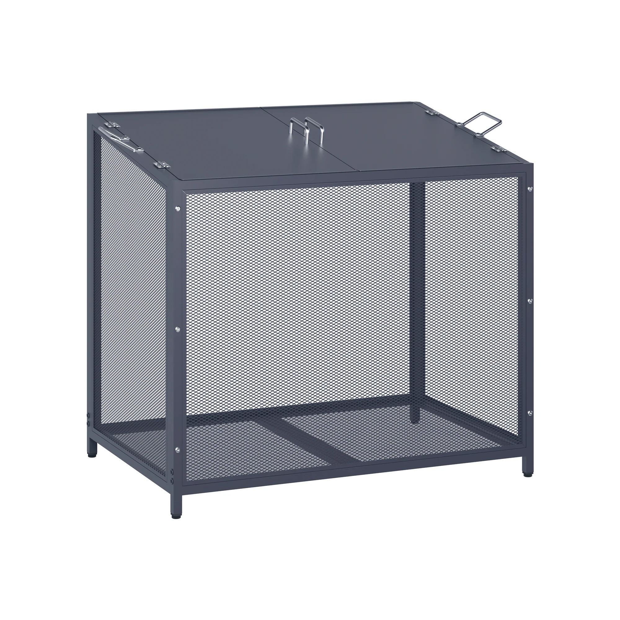 【安心保証付き474】屋外ゴミ収納庫 メッシュデザイン ゴミ箱 屋外 ゴミ収集ボックス ごみ集積所 大容量 カラスよけ 野良猫対策 ゴミ荒らし防止 庭用可能 容量292L 10,800円