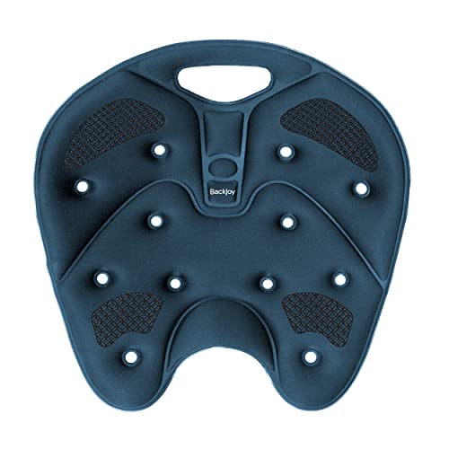 【正規品】バックジョイ骨盤サポートシート 骨盤矯正 姿勢改善 メディコアリリーフ レギュラーサイズ ミッドナイト 姿勢矯正 猫背 腰痛 76229