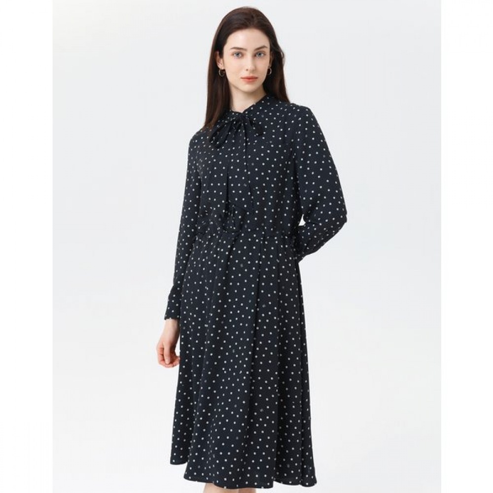 [24SS] [追加セール] ブラックフラワードット HSDR4B251BK