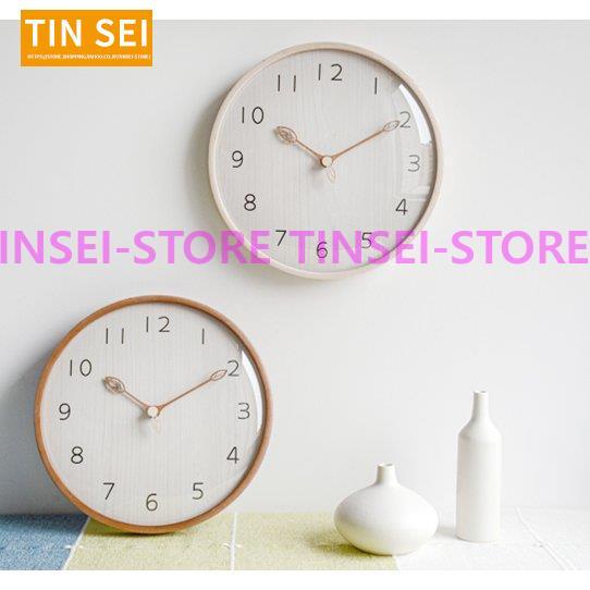 新モデル発売 壁掛け時計 掛け時計 木製 おしゃれ シンプル 木 デジタル 大数字 ナチュラル 見やすい 静音 北欧風 連続秒針 リビング お祝い プレゼント 引っ越し 30CM 利用可能なポイント