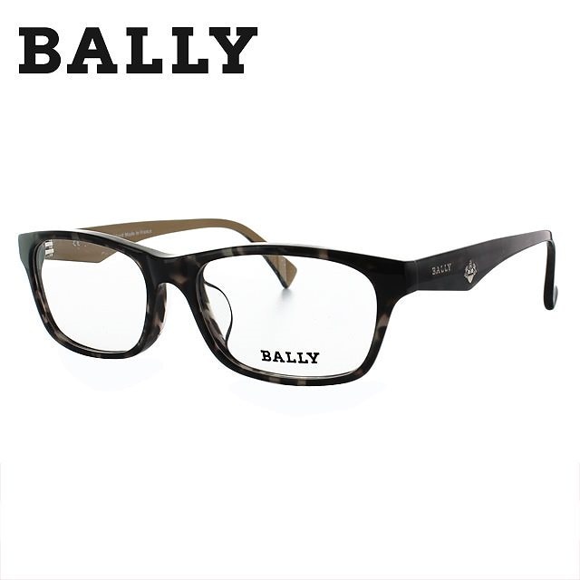 Bally 【メガネ　美品】眼鏡　黒縁　バリー　フレーム　だて　めがね　オシャレ