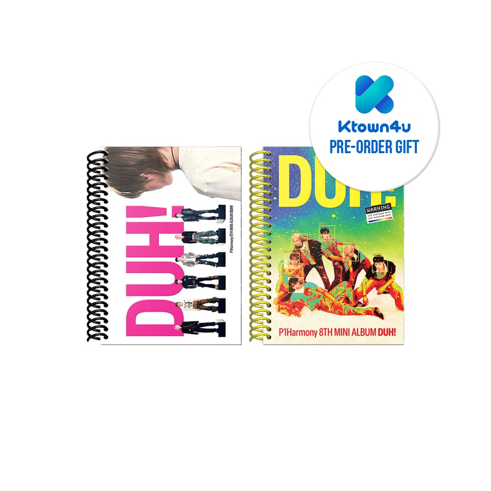 【KTOWN4U特典選択】 PHOTOBOOK VER / P1Harmony - DUH! / CD / アルバム2種セット/ DUH