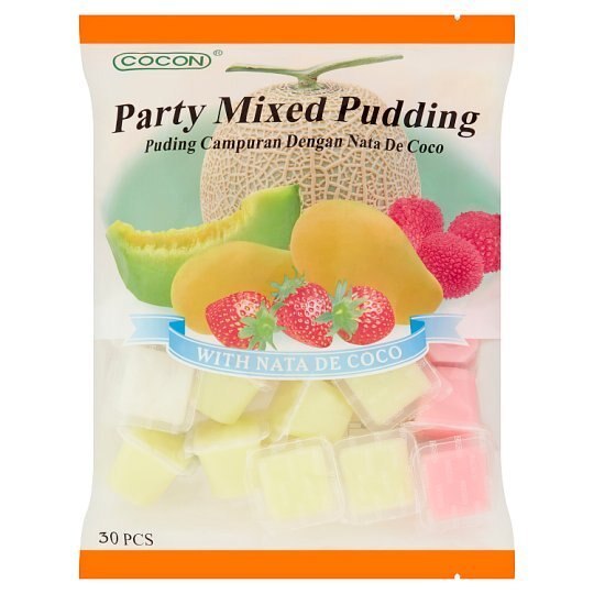 その他 Cocon Party Mixed Pudding with Nata de Coco 30 Cups x 35g (1050g)