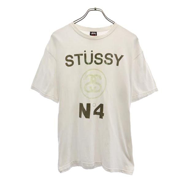 ロゴプリント 半袖 Tシャツ M ホワイト系 メンズ