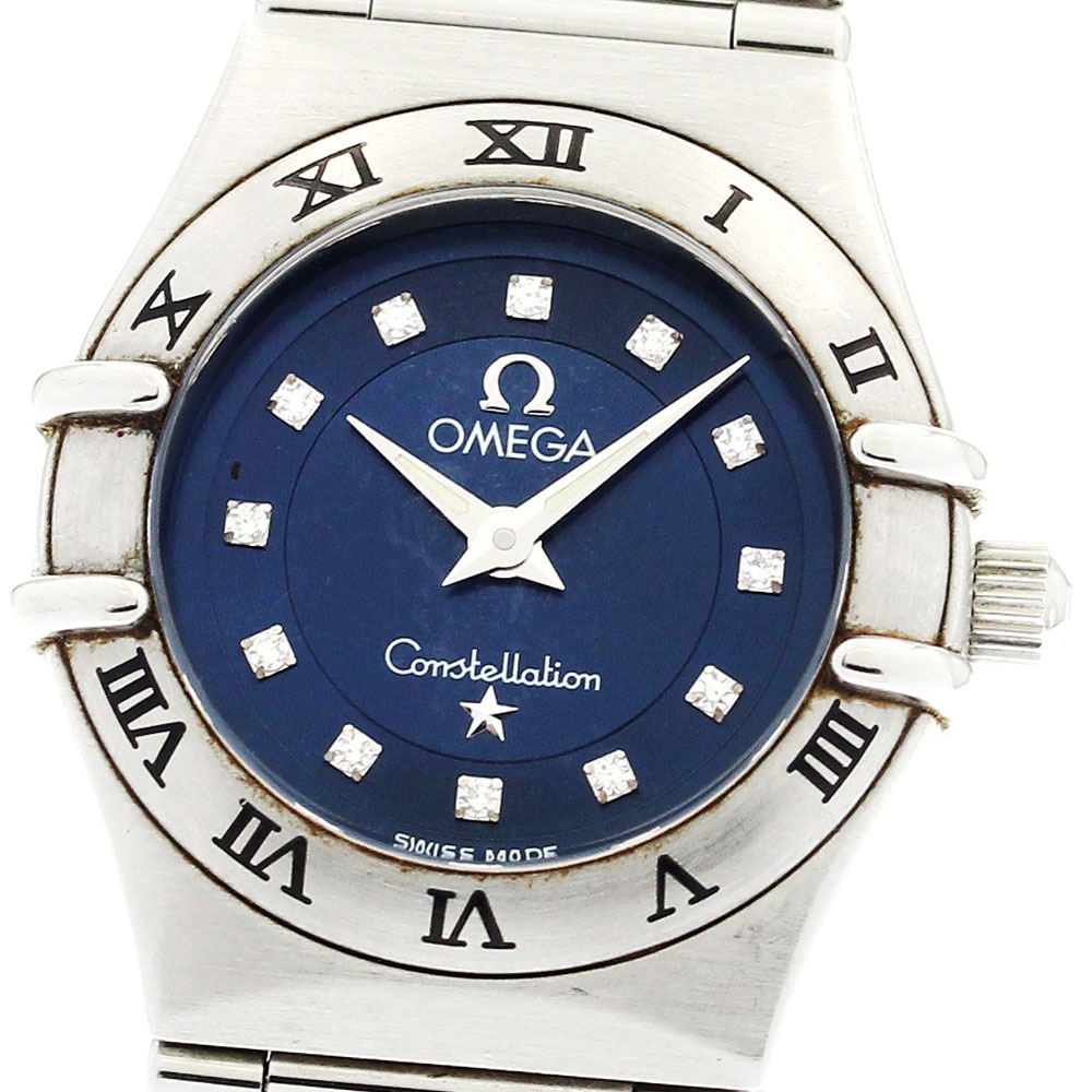 オメガ OMEGA 1563.85 コンステレーション 12Pダイヤ クォーツ レディース _892331【中古】