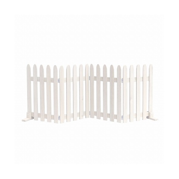 住まいスタイル WF-160F-WHT 折り畳めるウッドフェンス160 ホワイト メーカー直送