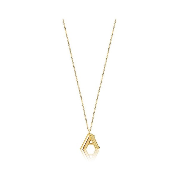 ルイヴィトン LOUIS VUITTON ネックレス ゴールド アルファベット A