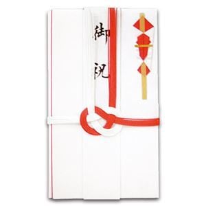 （まとめ） 赤白7本 金封 短冊付 E-651 1枚 [x60セット]