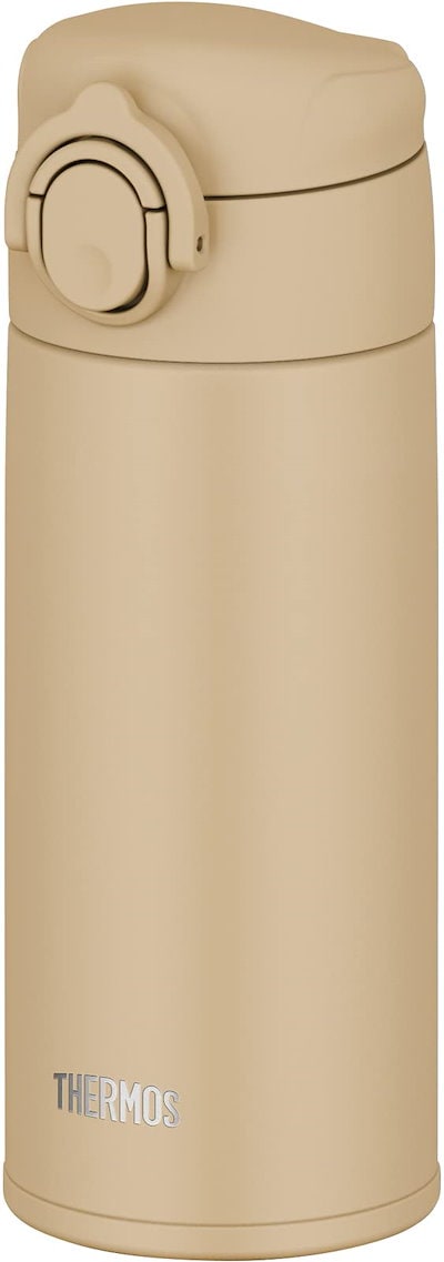 他サイト： 【食洗機対応モデル】サーモス 水筒 真空断熱ケータイマグ 350ml サンドベージュ 本体もパーツもすべて食洗機対応 ワンタッチオープン ステンの商品画像