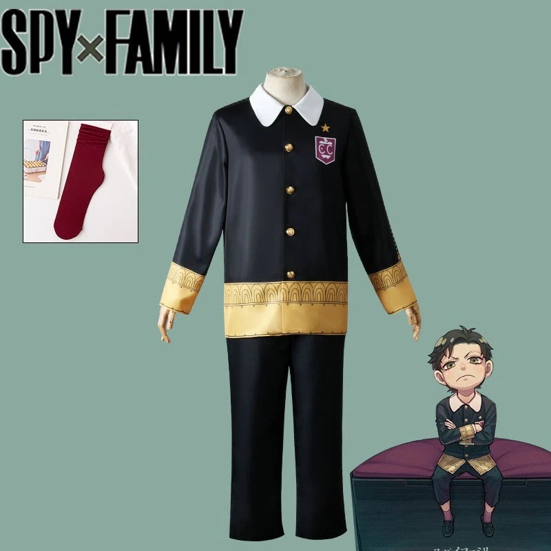 【2025新作】コスプレ 仮装子供スパイおままごとコスプレ服エデンアカデミーダミアンデスモン次男アニメコスプレ男 イベント用品 4,677円