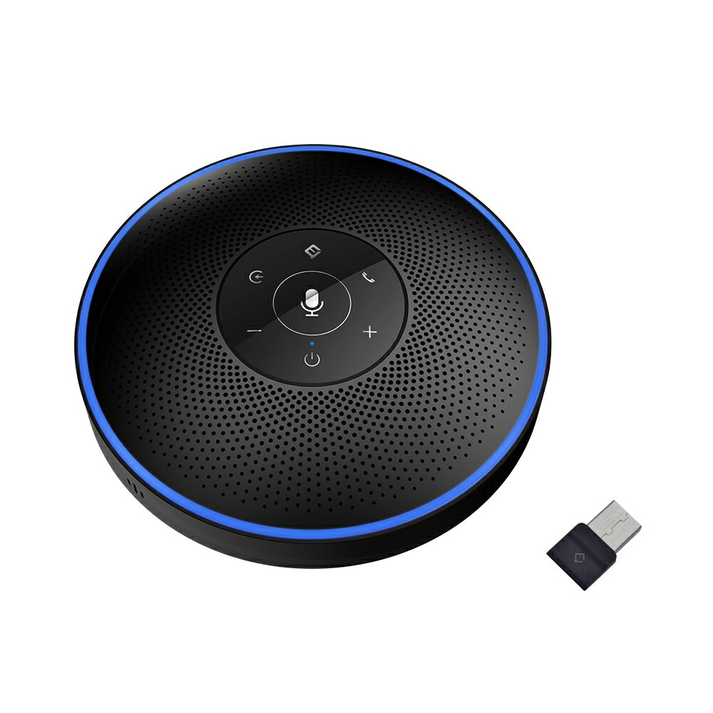 EMEET [M2-B] EMEET OfficeCore M2 Black シンプルなタッチパネル式 スピーカーフォン