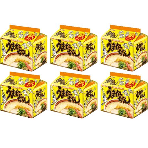 House ハウス うまかっちゃん5個パック(470g)×6個 [九州の味とんこつスープをベースにしたコクのあるラーメン