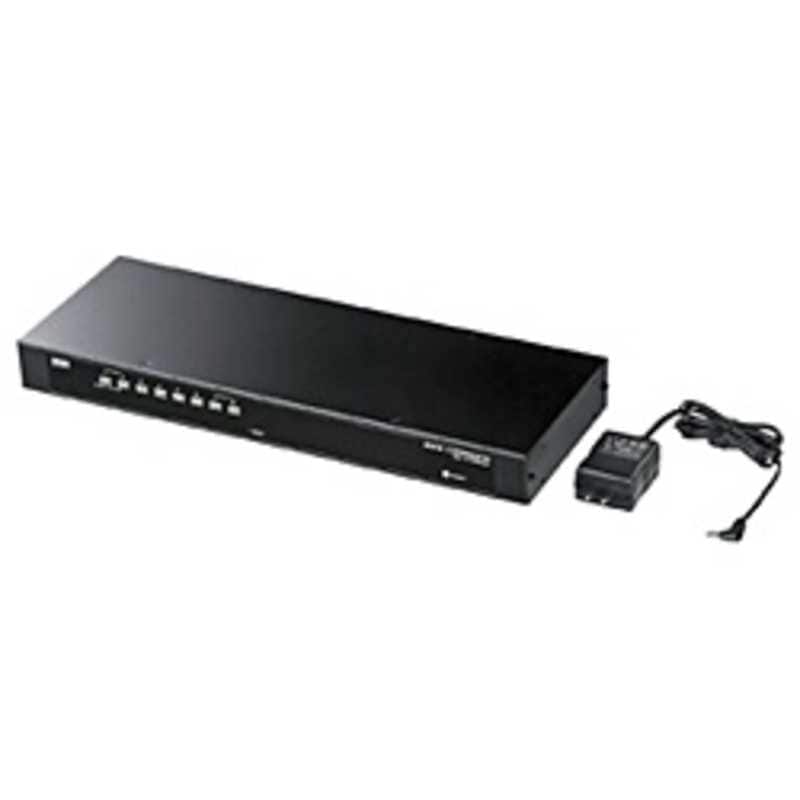 サンワサプライ　PS/2USB両対応パソコン自動切替器(8:1)　SW-KVM8UP