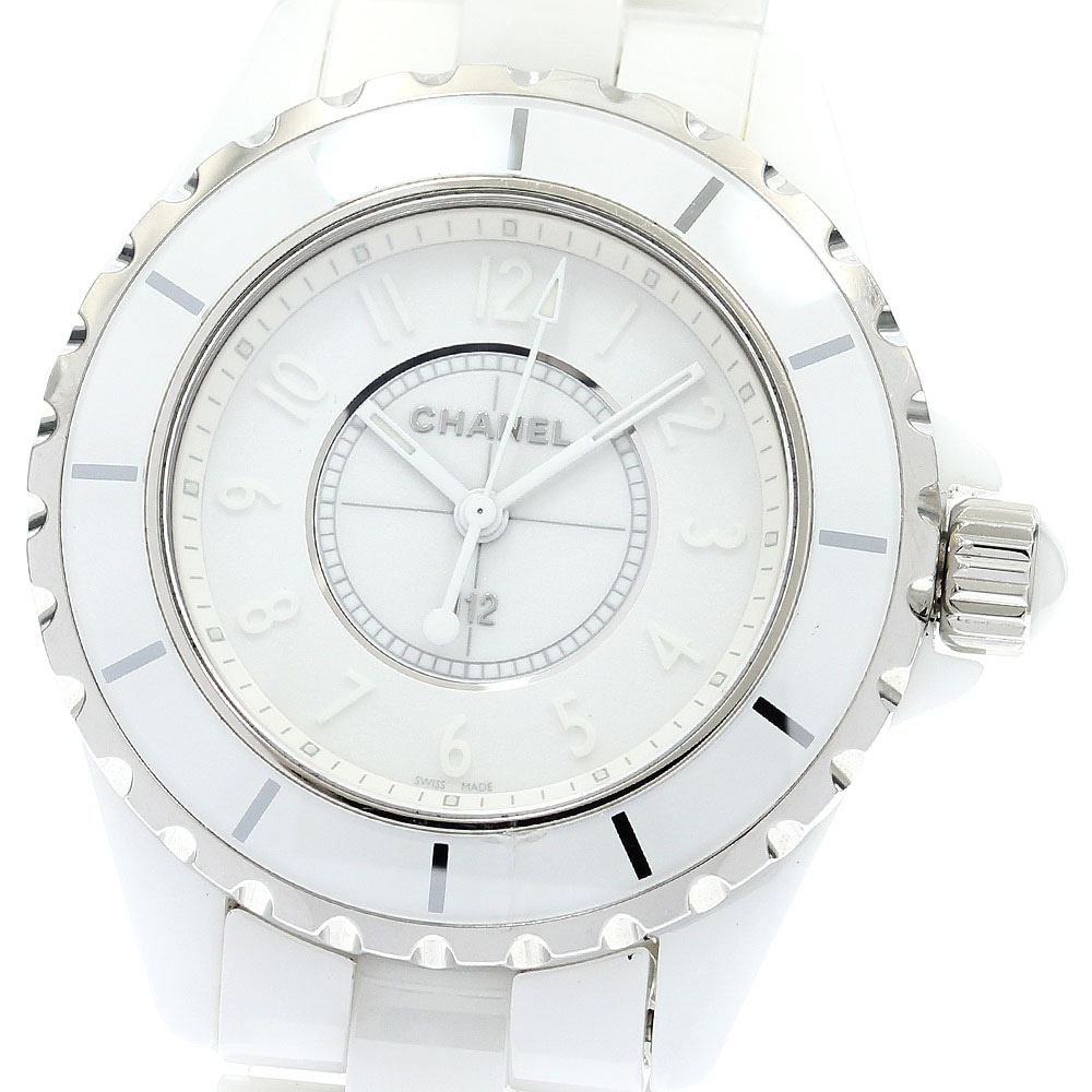 訳あり シャネル CHANEL H3442 J12 ホワイトファントム 33MM クォーツ レディース _905088【中古】