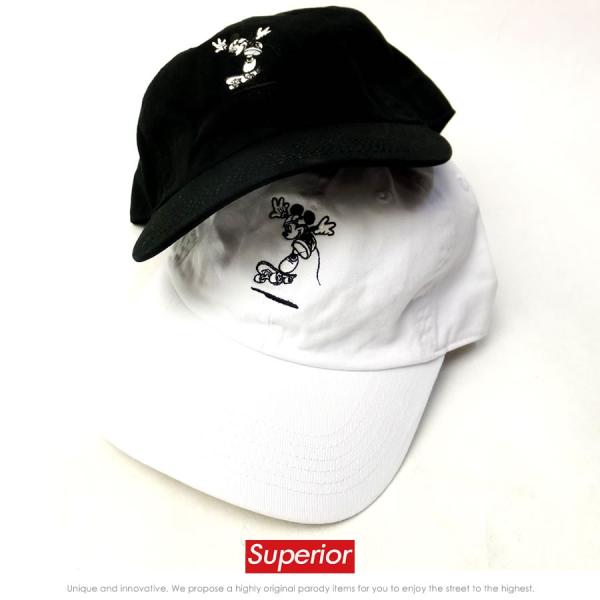 スーペリア SUPERIOR キャップ メンズ レディース ディズニーコレクション ミッキー SKATING M AND FLAME LOGO CAP