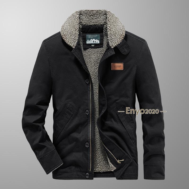 中綿コート ボアジャケット ブルゾン N-1 メンズ ミリタリージャケット 裏起毛 ボア襟 ワーク 作業 防風 防寒 保温 カッコイイ おしゃれ 秋服 冬服