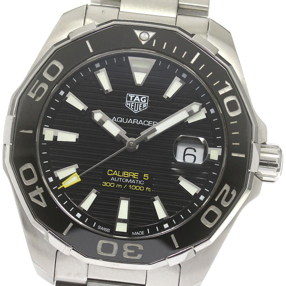 訳あり タグホイヤー TAG HEUER WAY201A アクアレーサー　キャリバー５ デイト 自動巻き メンズ _838070【中古】